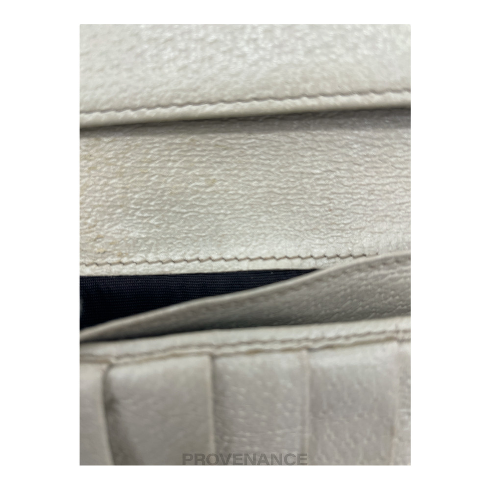 🔴 Gucci Long Wallet - GG Canvas White - Picture 7 of 7